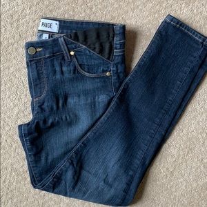 Paige maternity side panel skinny jeans